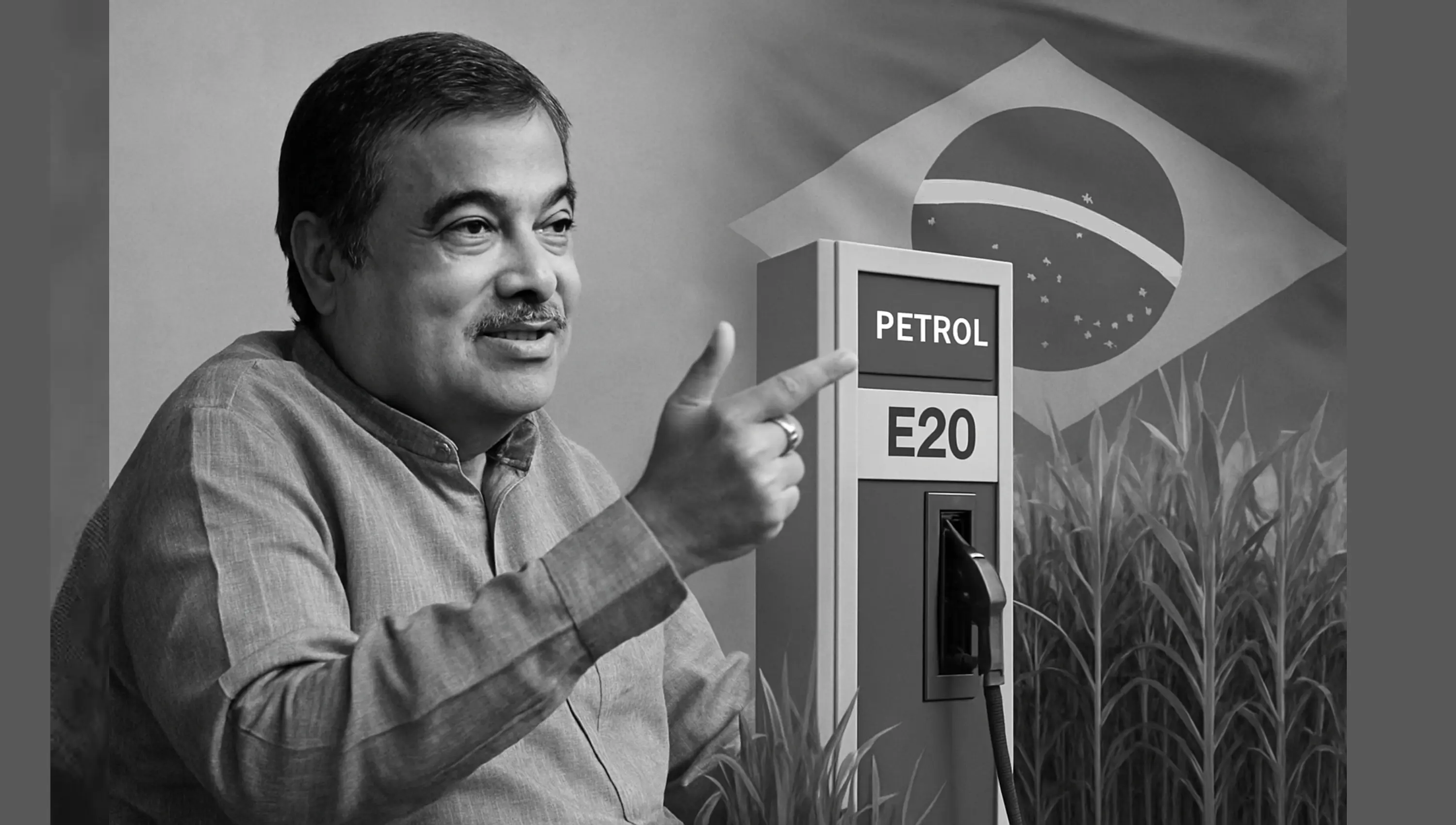 Transport Minister Nitin Gadkari on reference of E20 fuel model from Brazil.